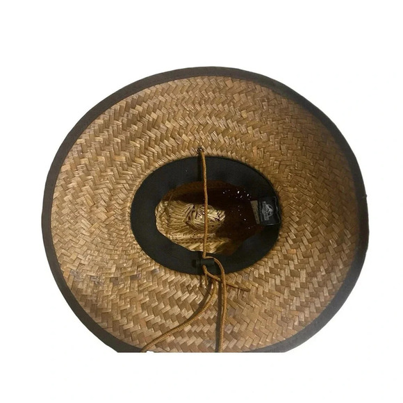 Jurassic World Straw Safari Sun Hat Draw Cord Adult OSFM 100% Straw Comfort Band main image 11